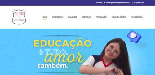 Site Colégio Kelly Miranda