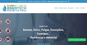 Site Desentupidora Esgitech
